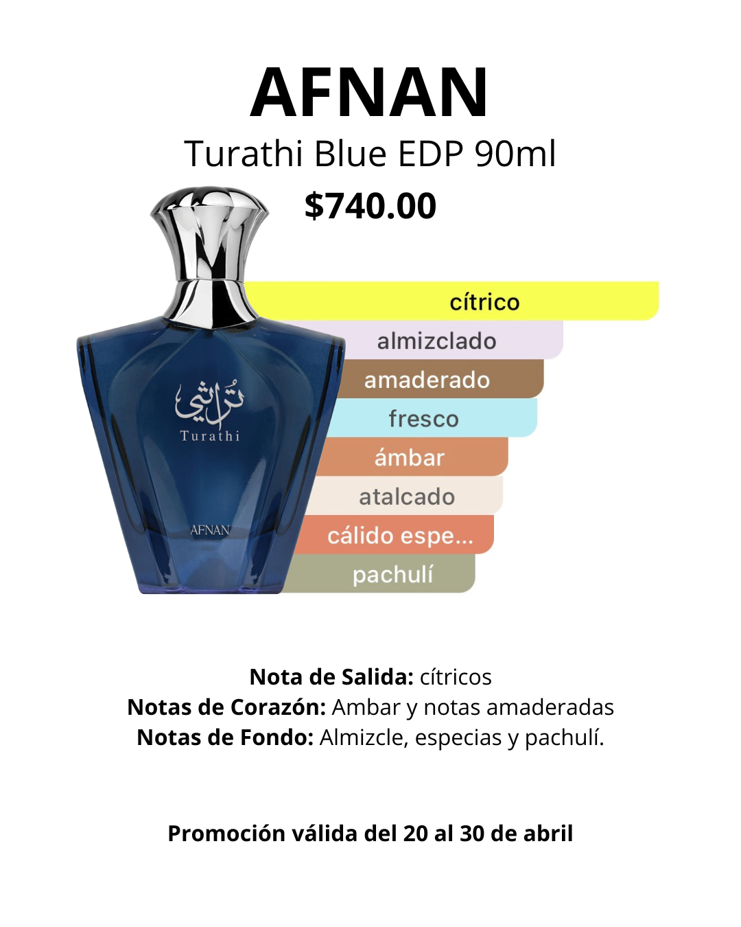 Afnan Turathi Blue EDP 90ml