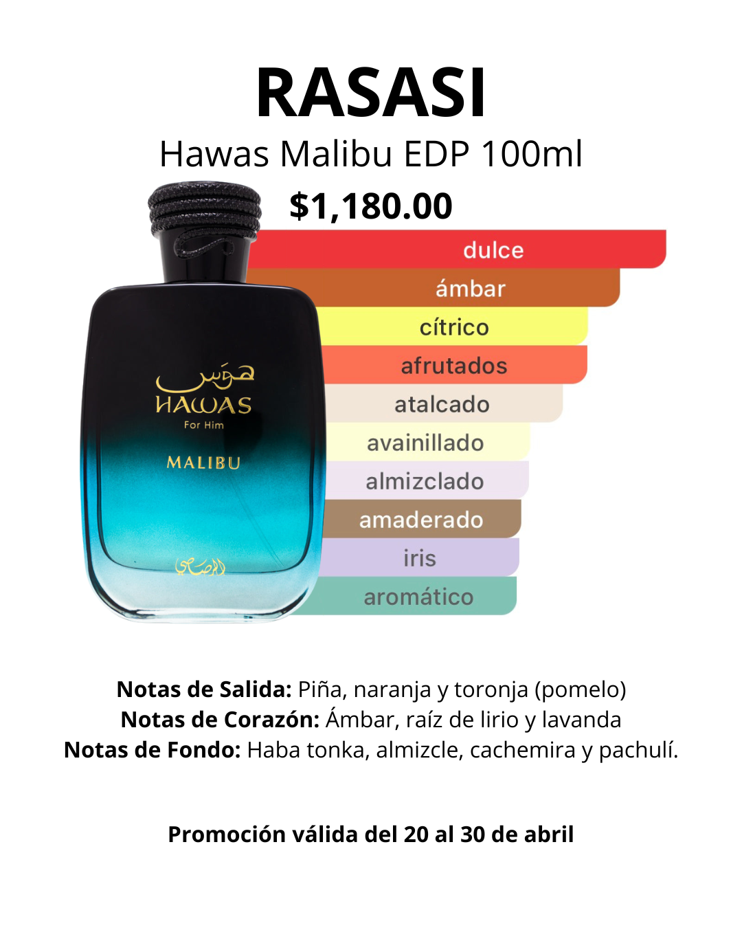 Rasasi Hawas Malibu EDP 100ml
