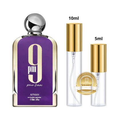 Decant de Afnan 9pm Pour Femme Morado EDP Dama